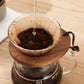Walnut Coffee Filter Cup Set With Wooden Holder