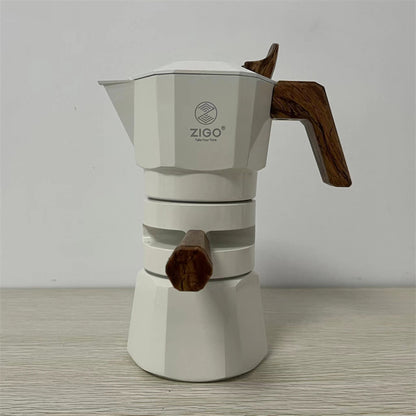 Cardpot double-valve 2-cup temperature-controlled coffee pot