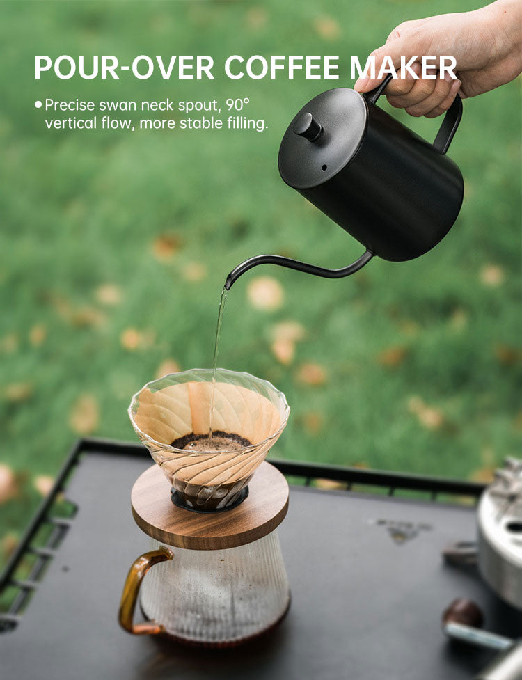Portable camping coffee kit