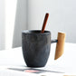Handmade Retro Wooden Handle Mug