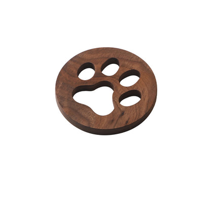 Scotty's Black Walnut Solid Wood Coaster Set